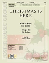 Christmas Is Here SATB choral sheet music cover